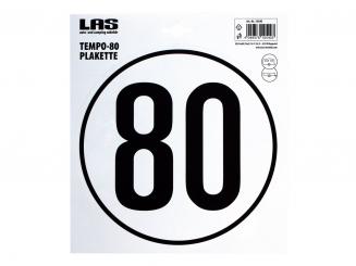 LAS Tempo-Plakette 80 km/h 