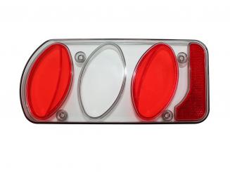 Eufab Ersatzglas links, Rauchglas 