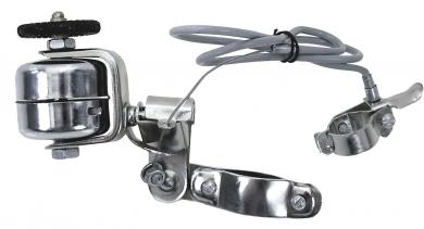 M-WAVE Klingel Radlaufglocke Stahl verchromt 