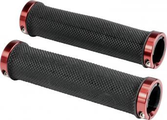 Ergotec griffe mtb rsk-09-2 locking schwarz/rot 
