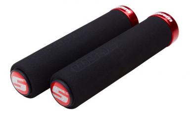 Sram griffe locking grips schaumstoff schwarz/rot 