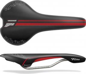 Selle Italia Flite Schwarz/Rot Fahrradsattel 