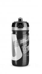 Elite flasche corsa black 550ml mit silbernem logo 
