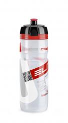 Elite flasche super corsa clear 750ml mit rotem logo 