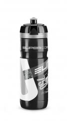 Elite flasche super corsa black 750ml silbernes logo 
