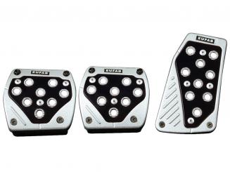 Eufab Sport Pedal Set BLUE LIGHT mit Beleuchtung 