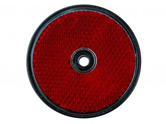 LAS Reflektor, 2 Stck. rot, 60mm rund 