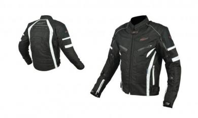 Rider-Tec Motorradjacke Urban Noir Blanc T Gräße L 