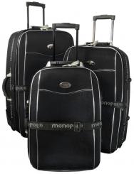 Die Koffermarke Nylon-Kofferset 3-teilig Bali schwarz 