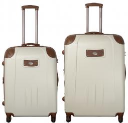 Die Koffermarke ABS-Kofferset 2-teilig Berlin beige 