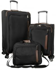 Die Koffermarke Nylon-Reiseset 3-teilig Maui schwarz 