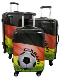 Die Koffermarke Polycarbonat Kofferset Fußball 3teilig 