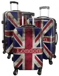 Die Koffermarke Polycarbonat-Kofferset 3-teilig Union Jack 