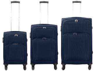 Die Koffermarke Nylon-Kofferset 3-teilig Malaga blau 