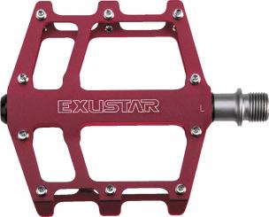 Exustar Pedale Mtb/Bmx E-Pb525 Rot Fahrradpedale 