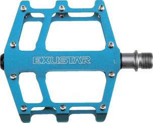 Exustar Pedale Mtb/Bmx E-Pb525 Blau Fahrradpedale 