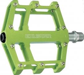 Exustar Pedale Mtb/Bmx E-Pb525 Grün Fahrradpedale 