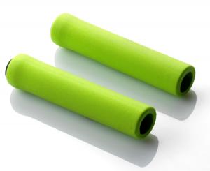 BikeRibbon Griffe SILICON grün ( Ohne Stopfen ) 