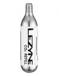 Lezyne CO2 Kartusche (5 Stück) silber weiße Aufklebern 16g 