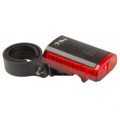 M-WAVE USB-Rücklicht mit 3 roten LED und Halter 