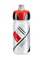Elite Flasche OMBRA CLEAR 550ml rote Grafik 