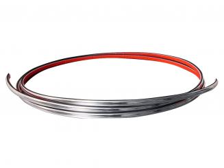 Eufab Zierleiste, Chrom-Optik 3,00 m x 0,70 cm 