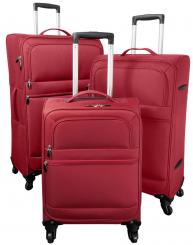 Die Koffermarke Nylon-Kofferset 3-teilig Sizilien rot 