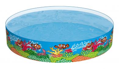 Bestway fill 'n fun fixbecken clownfish, 183x38 cm 