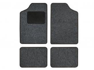 EUFAB Autoteppich-Set anthrazit/schwarz 