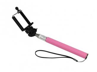 Selfie Stick pink, für Fotos und Videos 