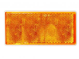 TFA Reflektor, orange, viereckig, 2 Stck. 86x40mm 