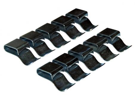 LAS Kabelklemmen, 12x43mm, verzinkt, 10 Stck 