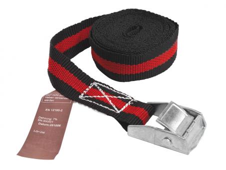 LAS Spanngurt mit Klemmverschluss 3,0m x 25mm 