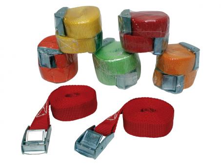LAS Spanngurte mit Klemmverschluss 250 kg ca. 25 m x 25 