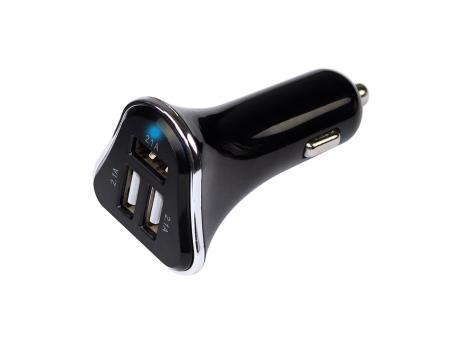 EUFAB Usb Ladeadapter 3 Ports 12+24V Zigarettenanzünder 