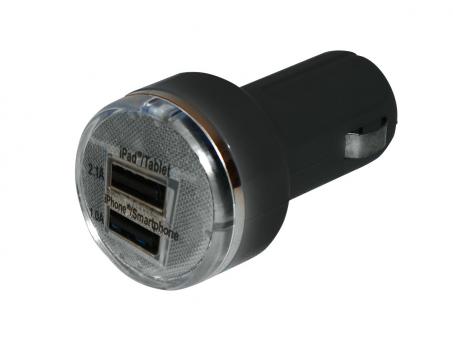 Eufab Dual USB-Ladeadapter 