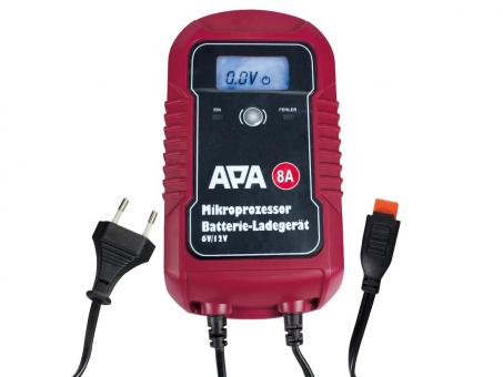 APA Mikroprozessor Batterie-Ladegerät 6/12V 8A 