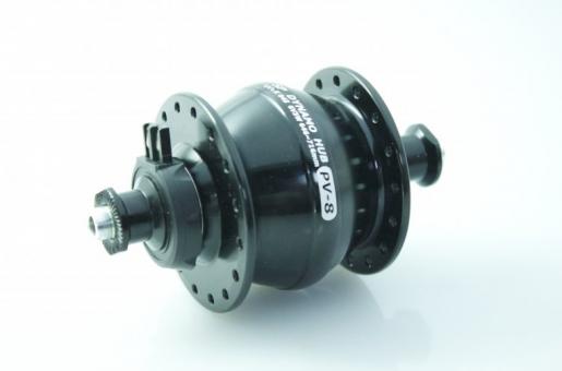 shutter precision nabendynamo pv-8 v-brake schwarz 