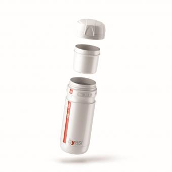 Elite Transportflasche Byasi Glossy White 