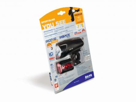 B&M Licht vo. + hi. IXON IQ Premium + IXBACK senso 
