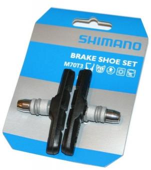 Shimano Bremsbelag V-Brake M70T3 geschraubt Bremsschuhe 