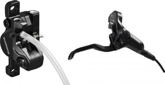 Shimano Br-M396 (Hr) Schwarz Scheibenbremsen 