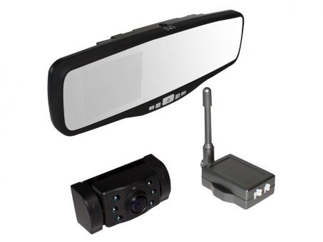 ProUser Rückfahrvideosystem mit LCD-Display im Rückspiegel 