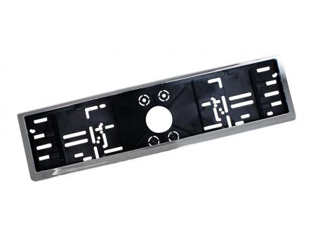 Eufab Kennzeichenhalter mit Chromrahmen 