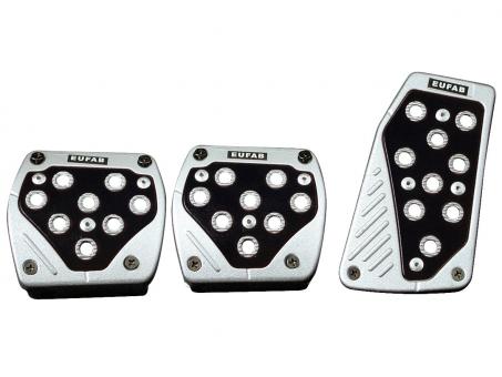 Eufab Sport Pedal Set BLUE LIGHT mit Beleuchtung 