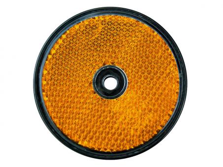 LAS Reflektor, rund orange 