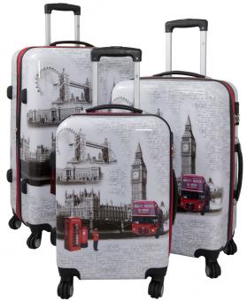Die Koffermarke Polycarbonat-Kofferset 3-teilig London 2 