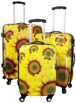 Die Koffermarke Polycarbonat-Kofferset 3-teilig Sunflower 