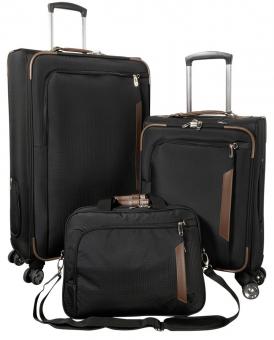 Die Koffermarke Nylon-Reiseset 3-teilig Maui schwarz 