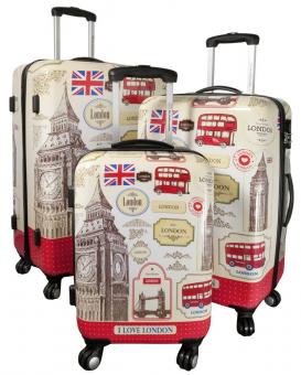 Die Koffermarke Polycarbonat-Kofferset 3-teilig London 3 